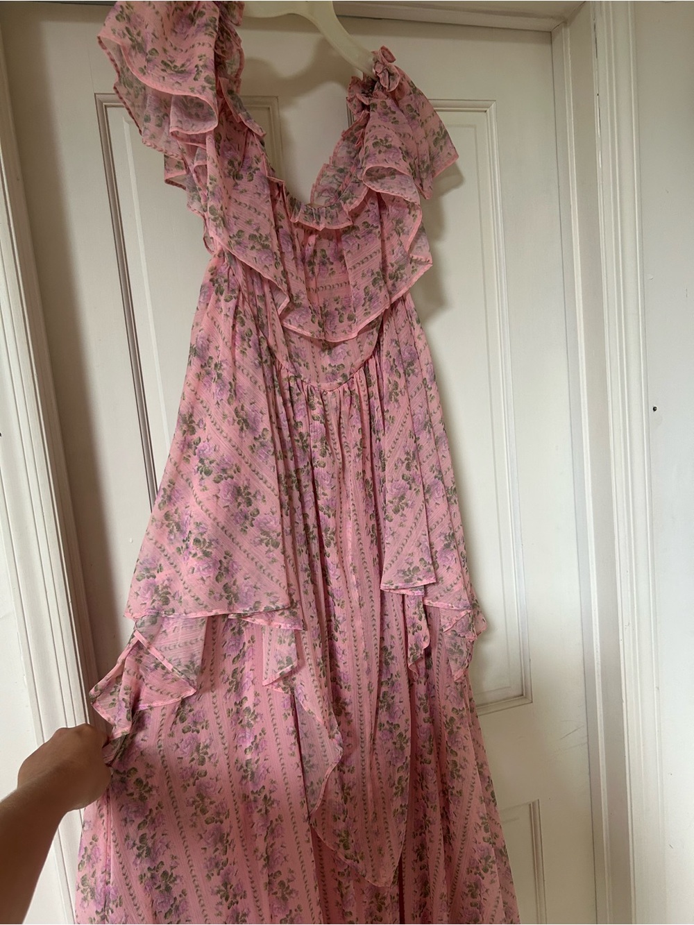 LoveShackFancy Noni Dress in Prairie Pink - Picture 4 of 4